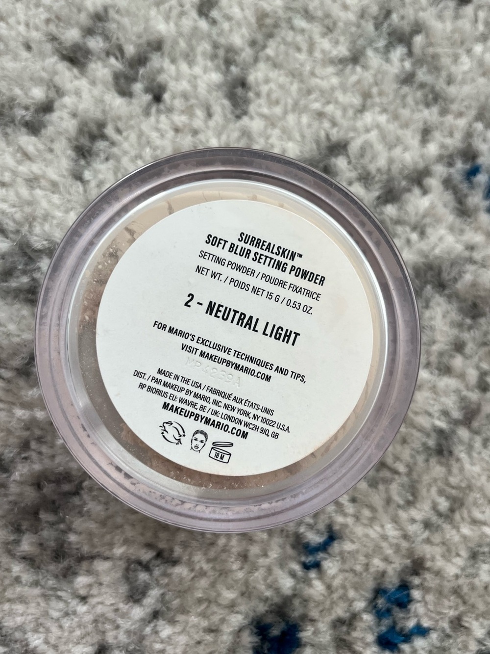 Makeup by Mario loose setting powder